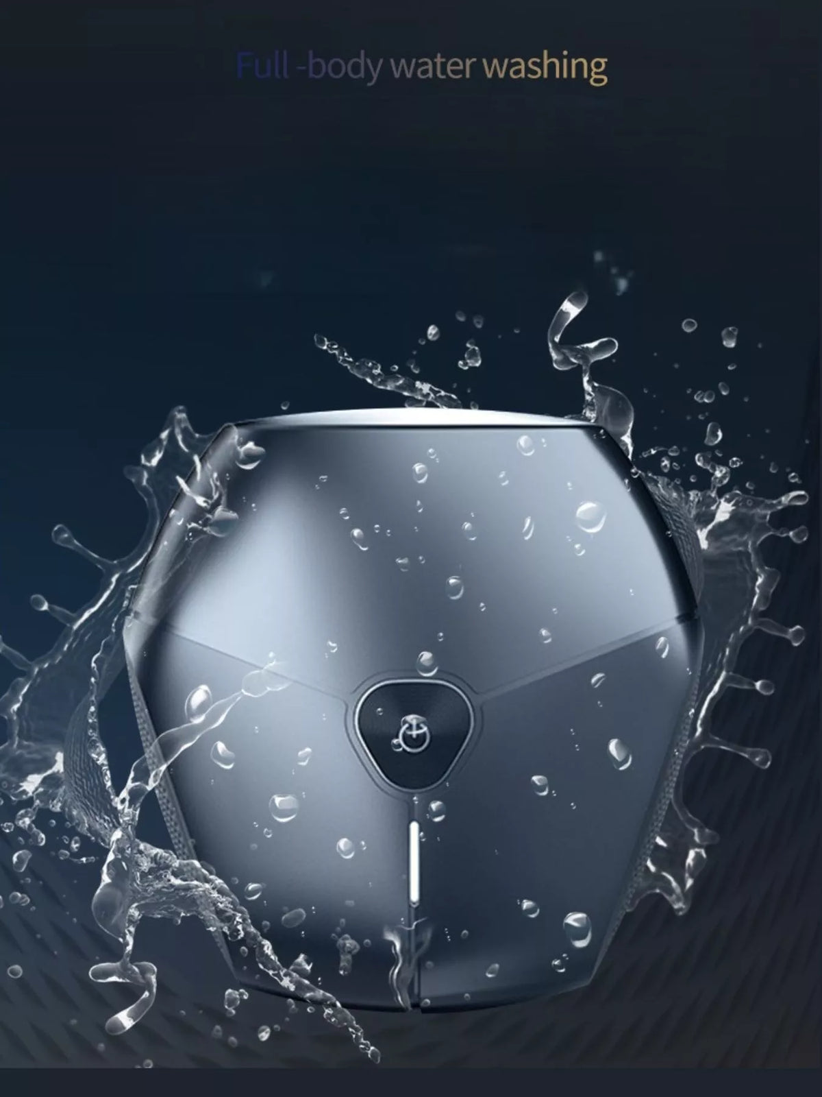 Waterproof electric shaver for men front view