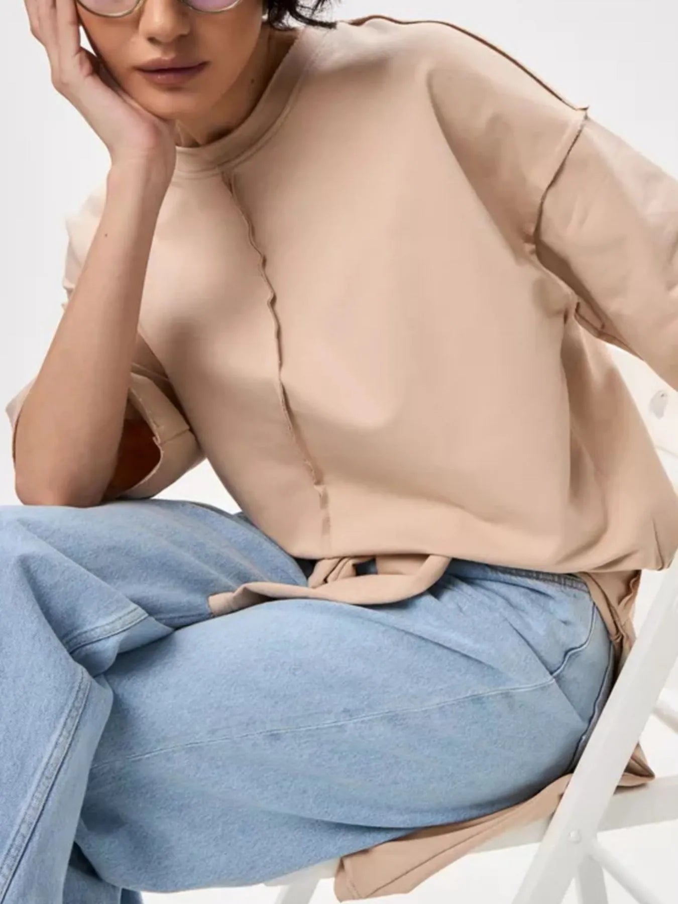 Round Neck Half Sleeve T-Shirt - Fashorio