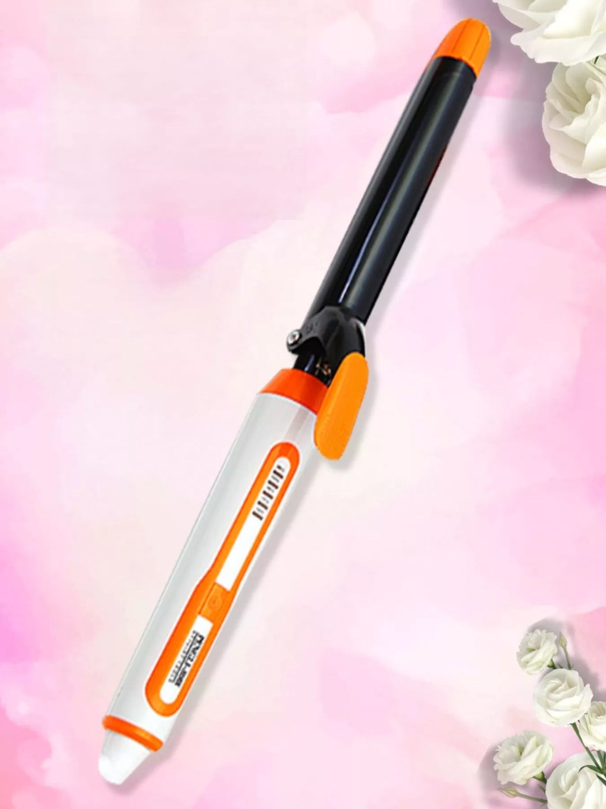 Orange black curling wand color