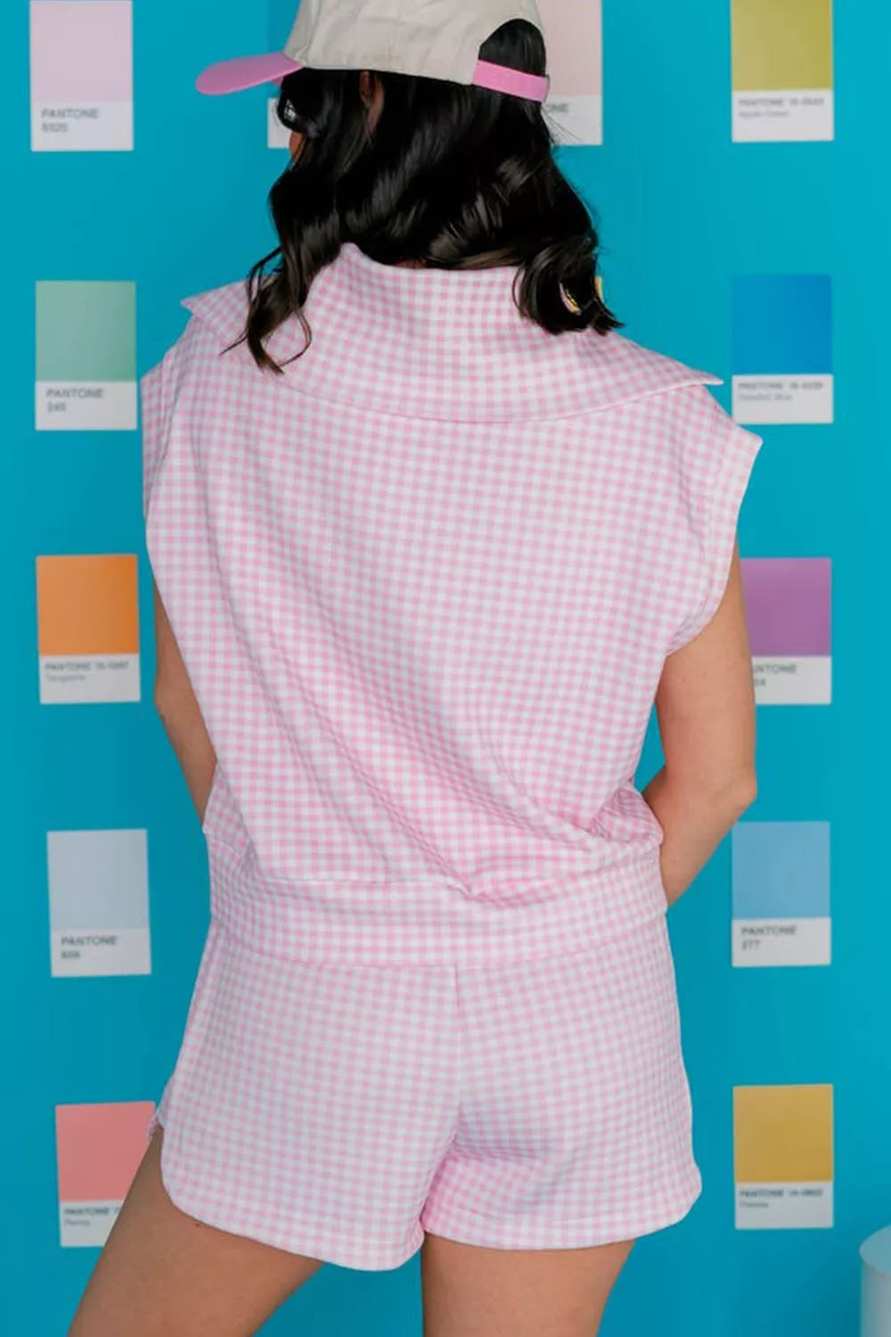 Plaid set side view