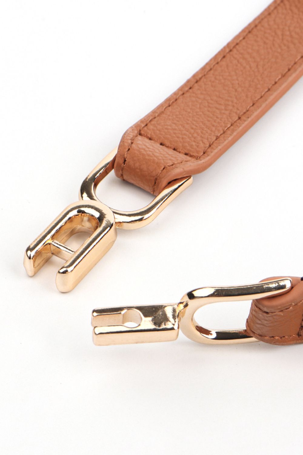 Alloy Buckle Elastic Belt - Fashorio