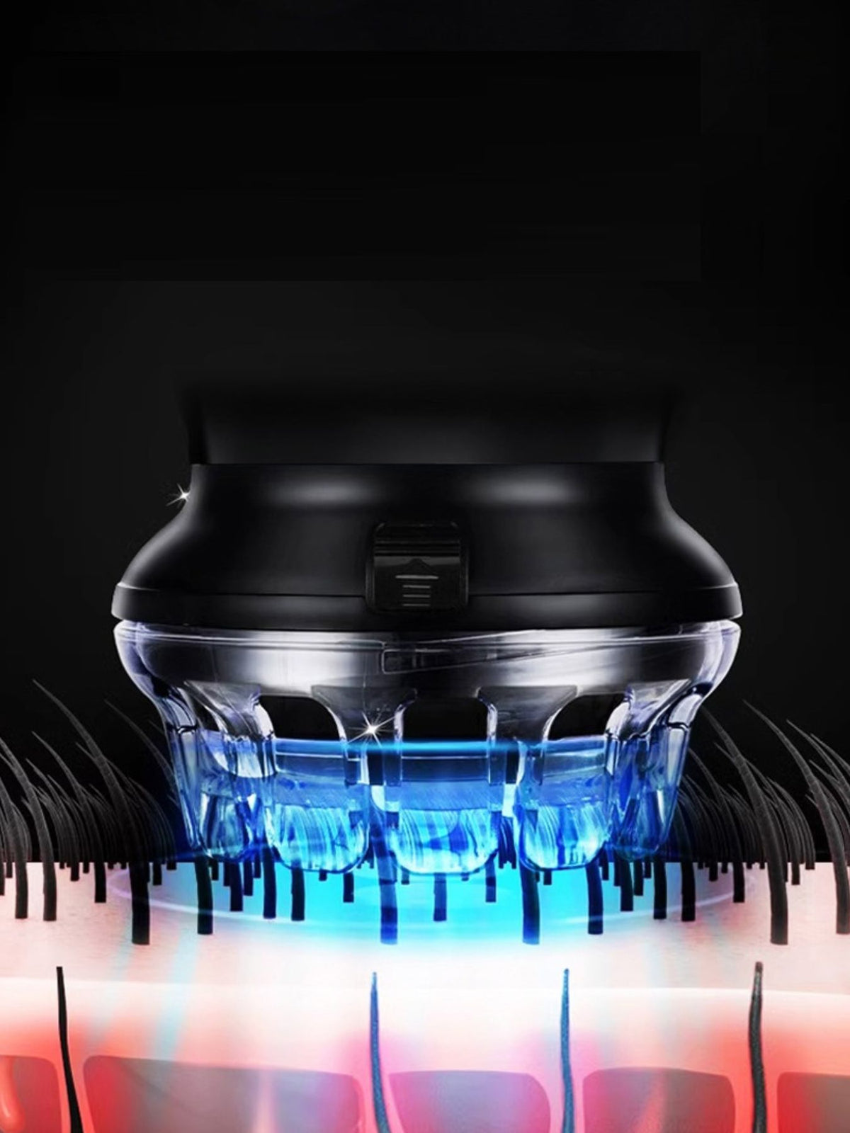Rechargeable clipper grip detail