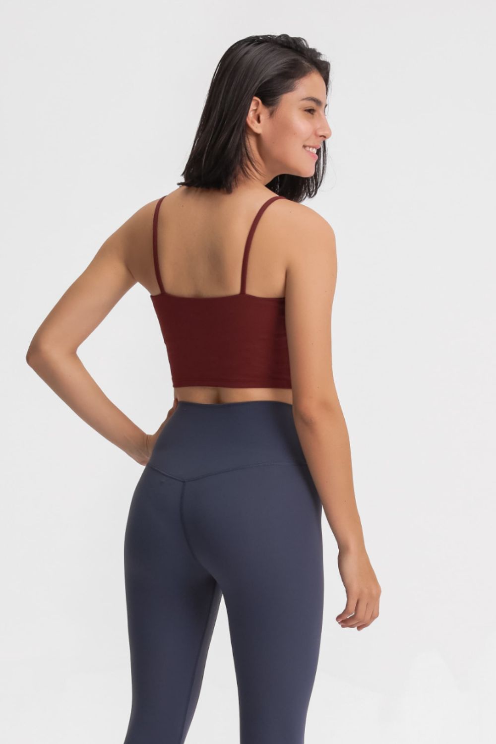 Millennia Feel Like Skin Scoop Neck Sports Cami - Fashorio