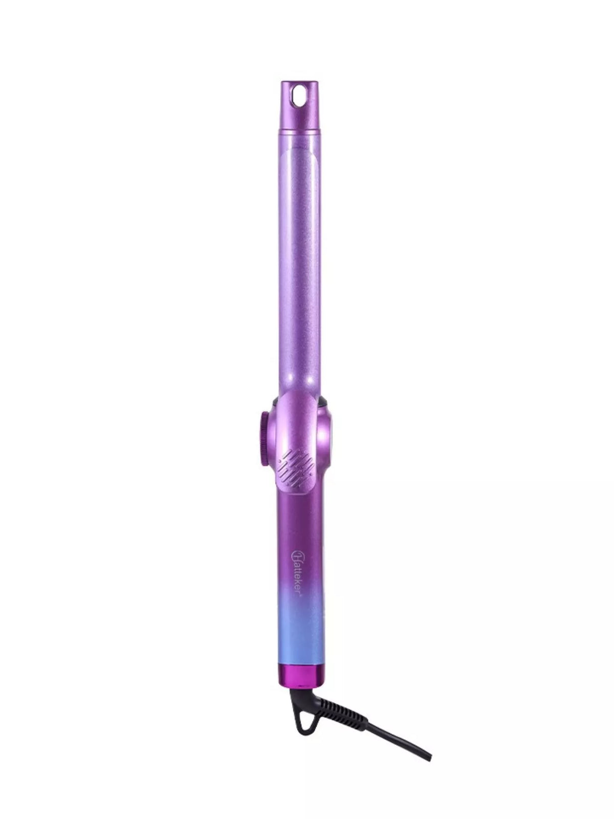 Curling iron held in hand