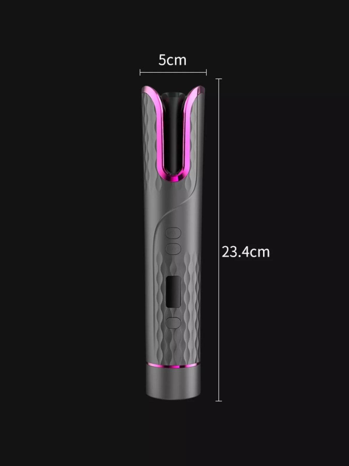 Curling iron with power cord view