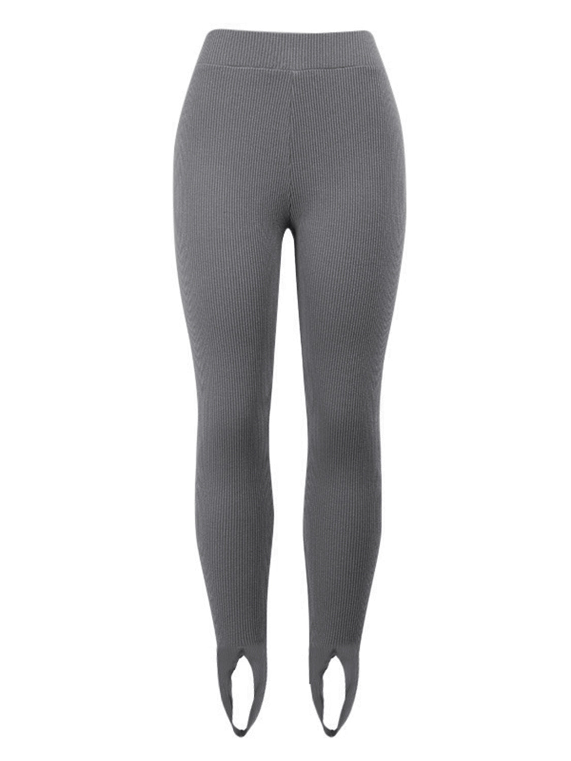 Ribbed leggings in cream