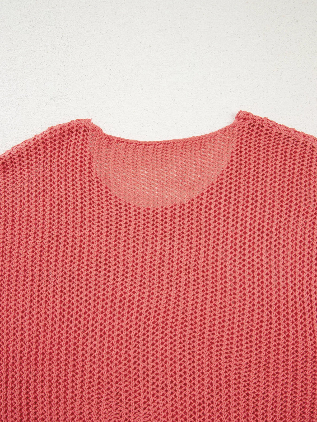 Crochet top worn view