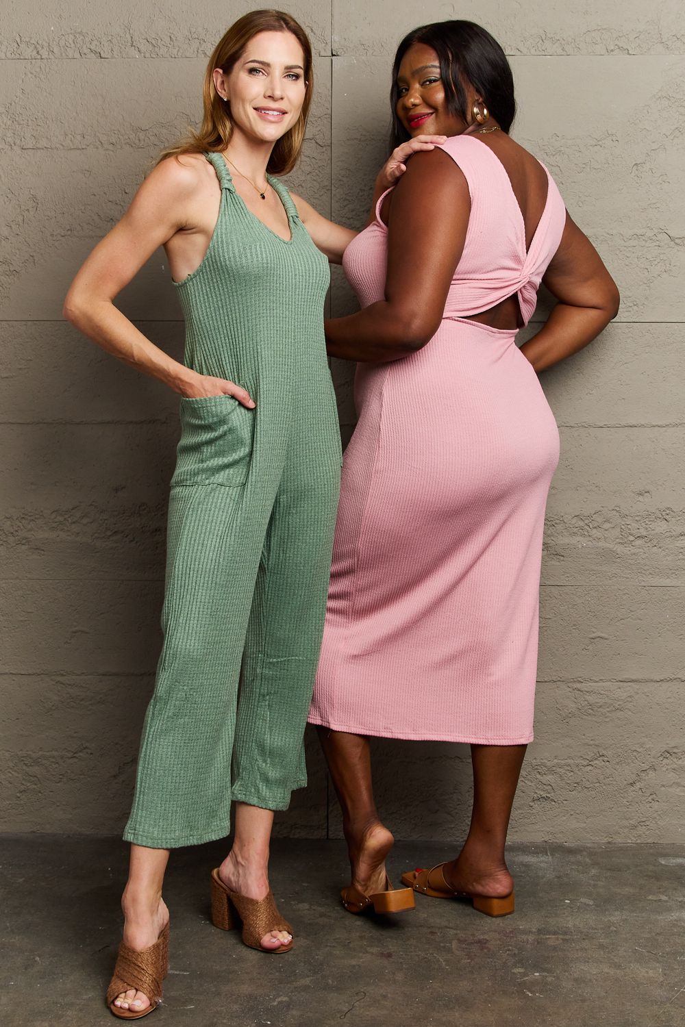 Don't Get It Twisted Rib Knit Jumpsuit view 8