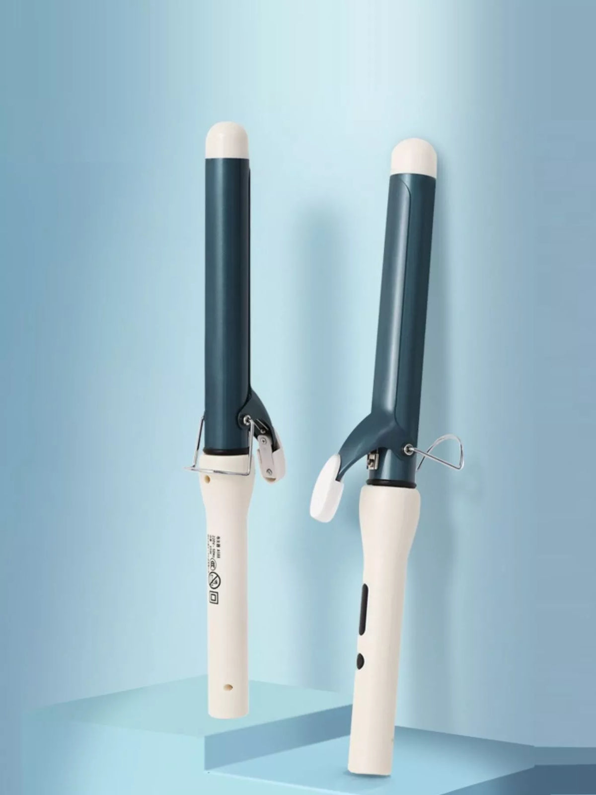 White ceramic curling iron wand