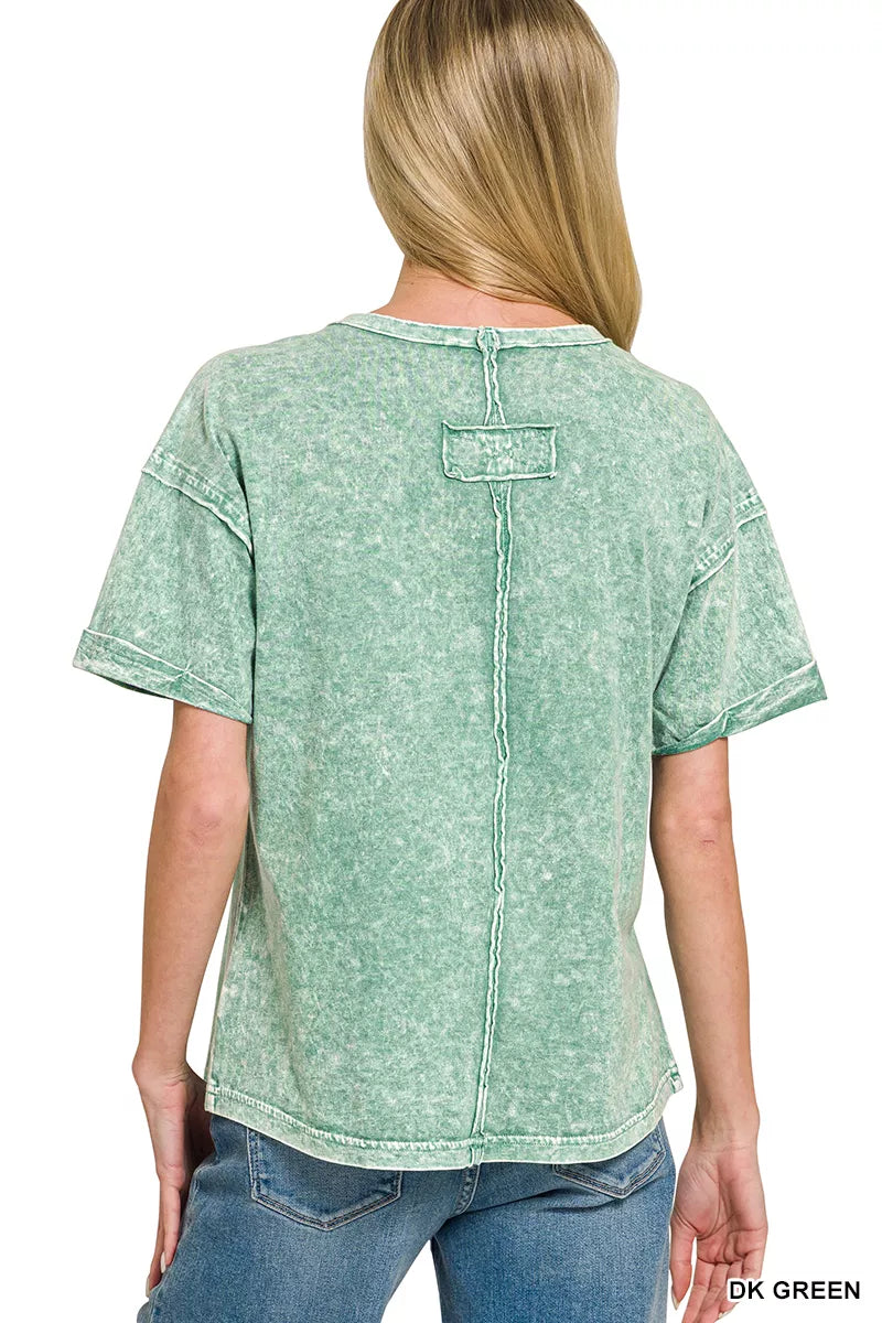Green two piece lounge set styled outfit