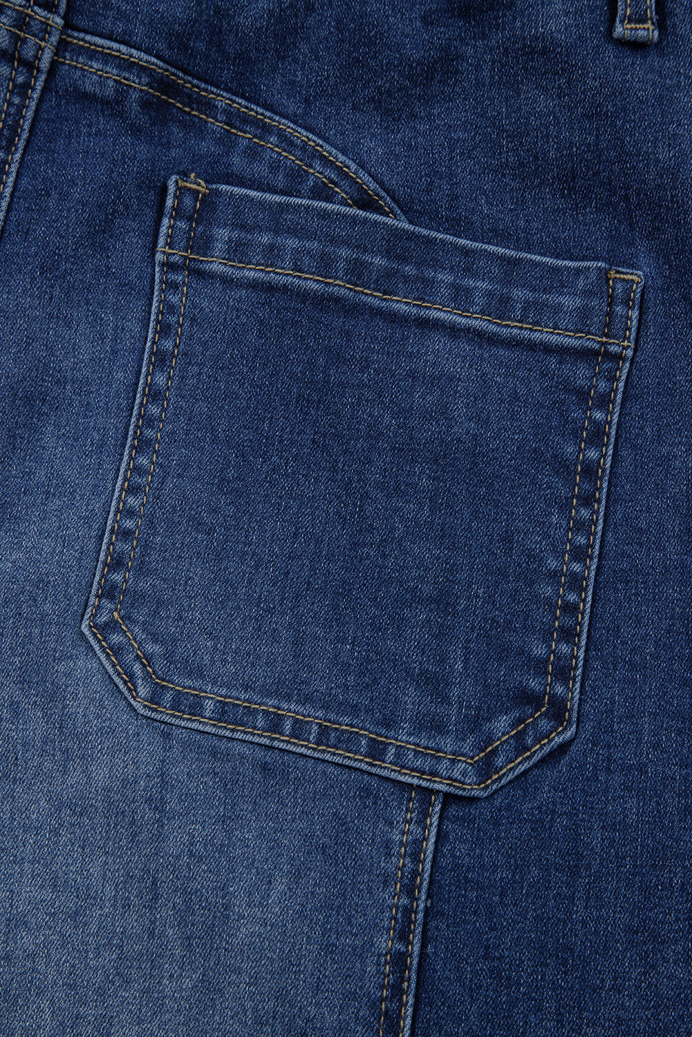 Wide Leg Jeans with Drawstring Waist and Raw Hem, view 23