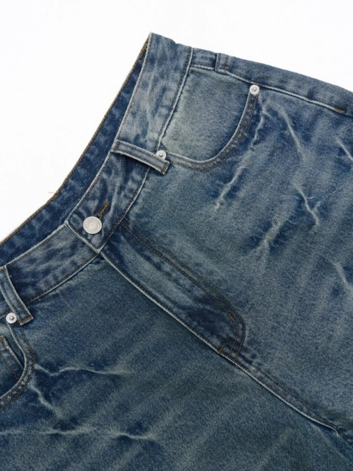 Men's Wash Relaxed Fit Denim Shorts - Fashorio
