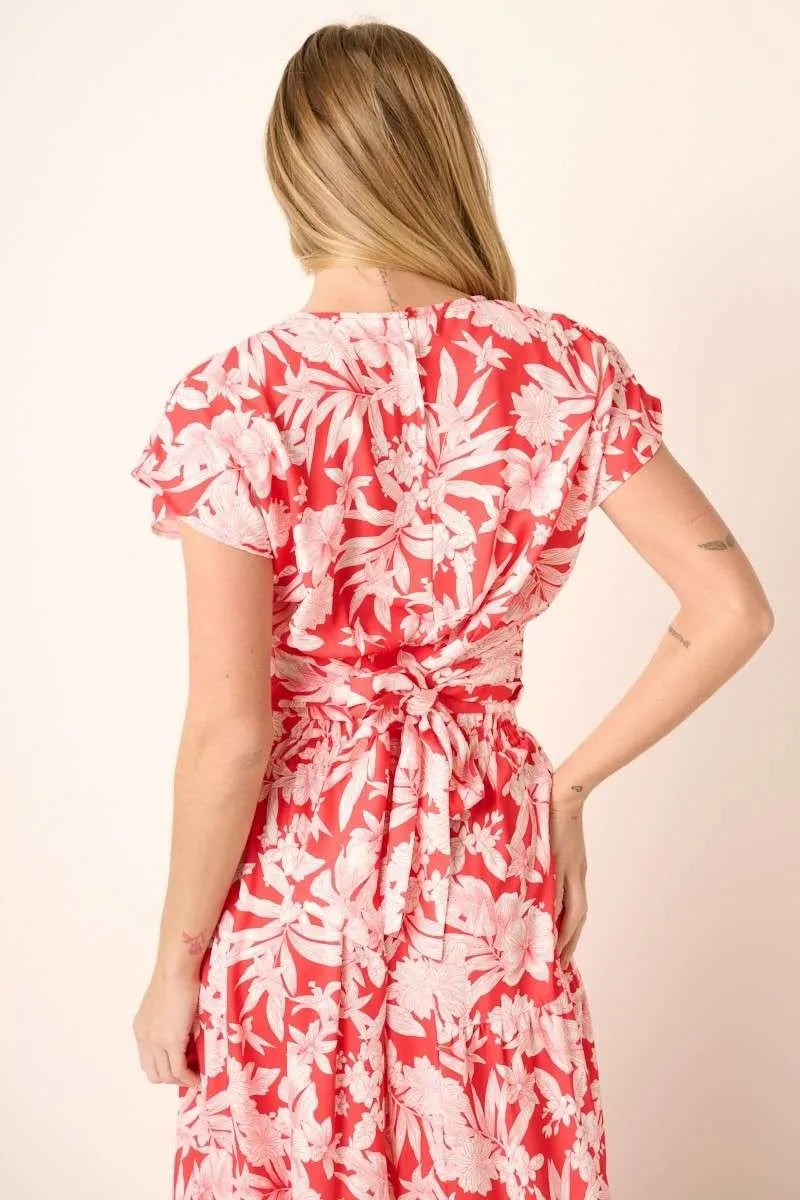 Mittoshop Tropical Print Top and Skirt Set - Fashorio