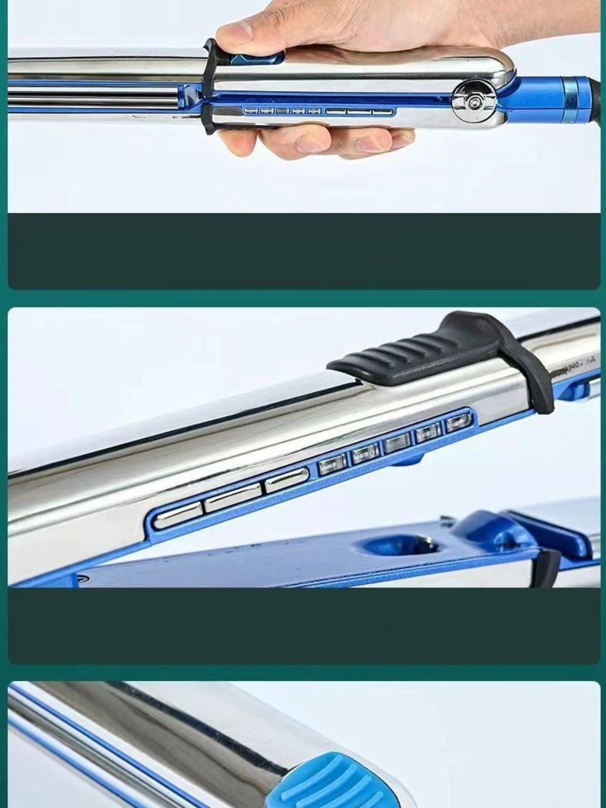 Straightener styling sleek hair
