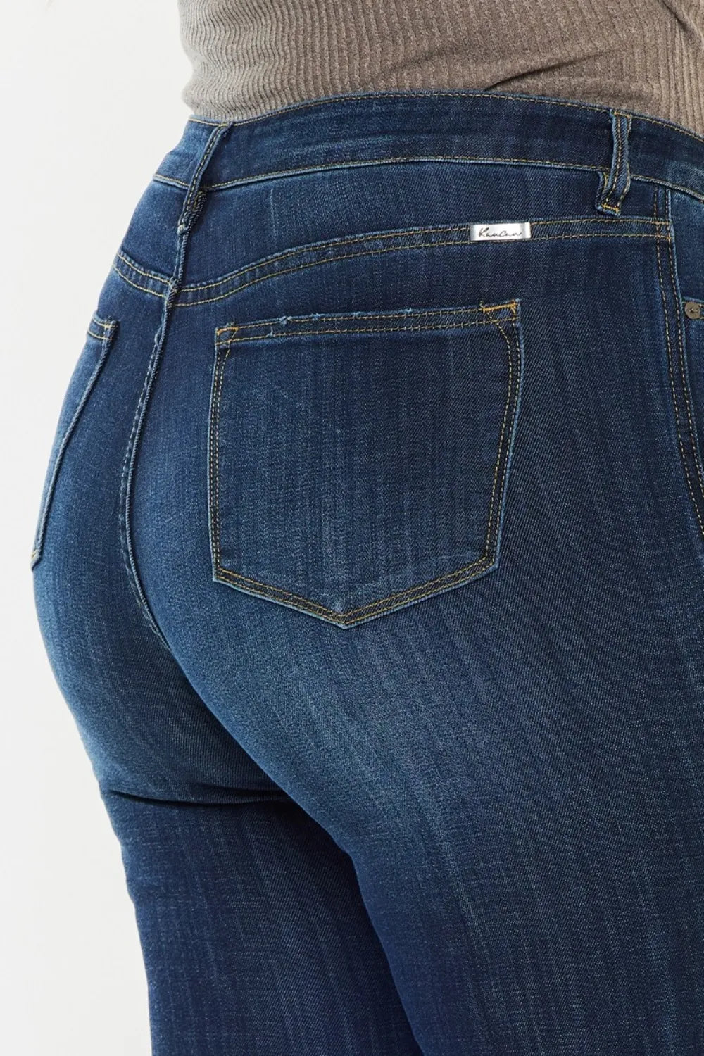 Kancan Full Size Mid Rise Flare Jeans - Fashorio