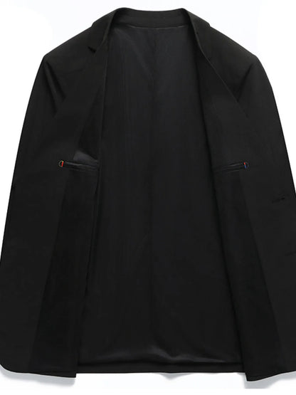 Men's Button Up Long Sleeve Blazer - Fashorio