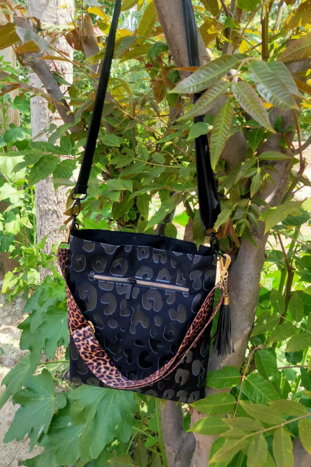 Adored PU Leather Shoulder Bag with Tassel - Fashorio