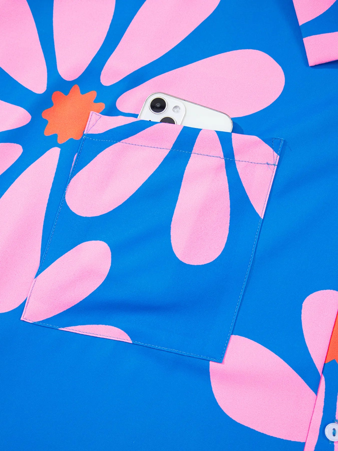 Summer Flower Print Shirt Collar Button Front Loose Romper - Fashorio