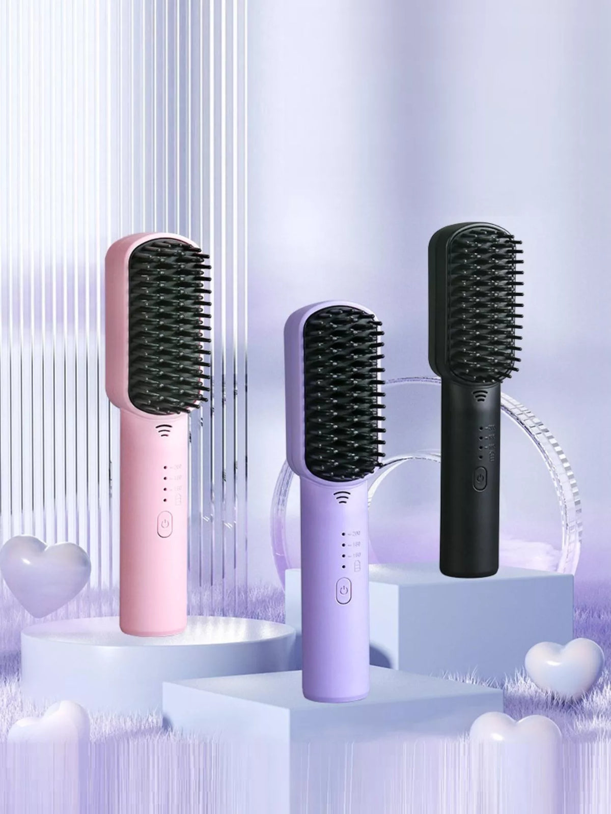 Straightening comb teeth detail