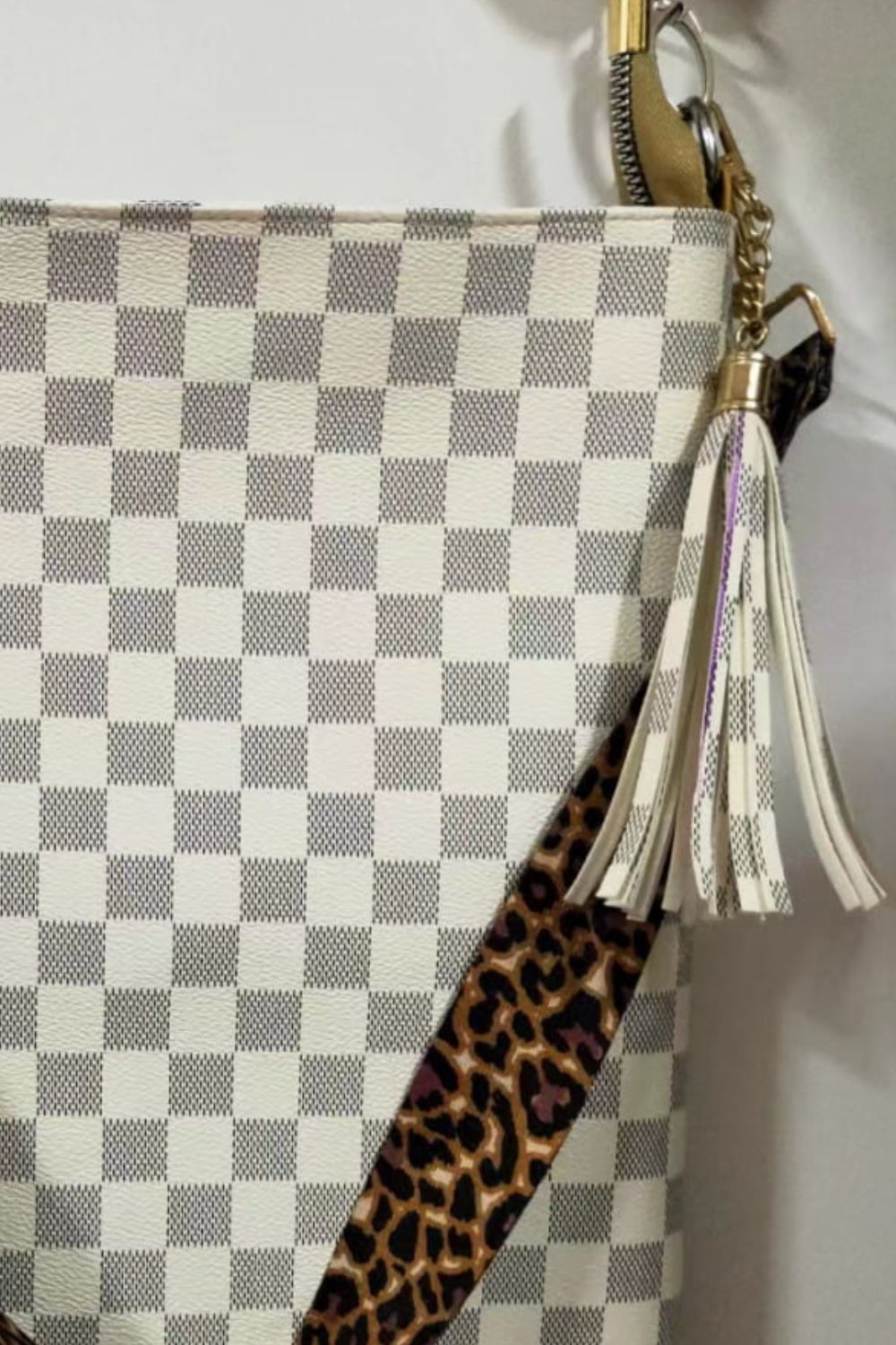 Adored PU Leather Shoulder Bag with Tassel - Fashorio