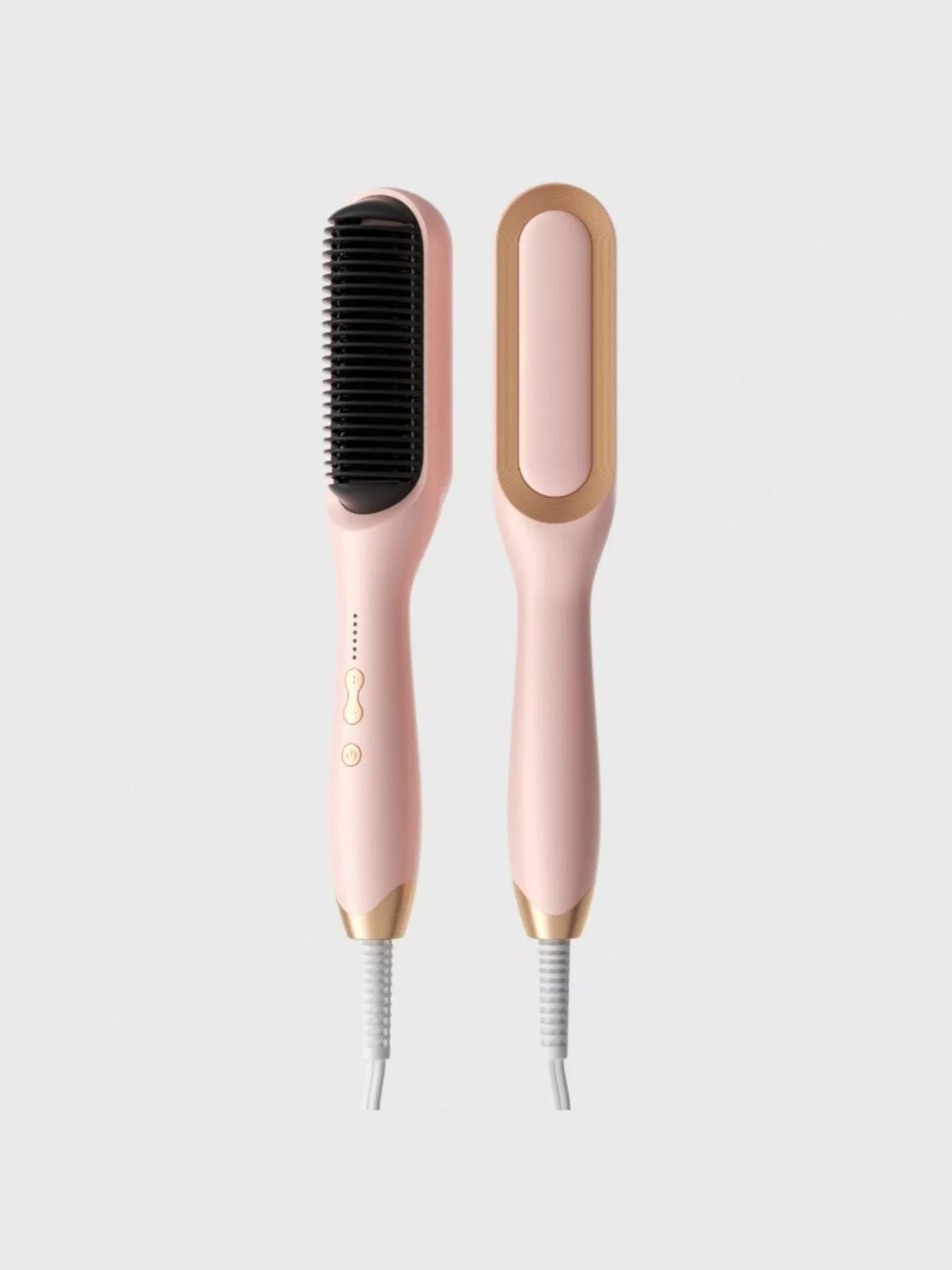 Heated hair straightener front view