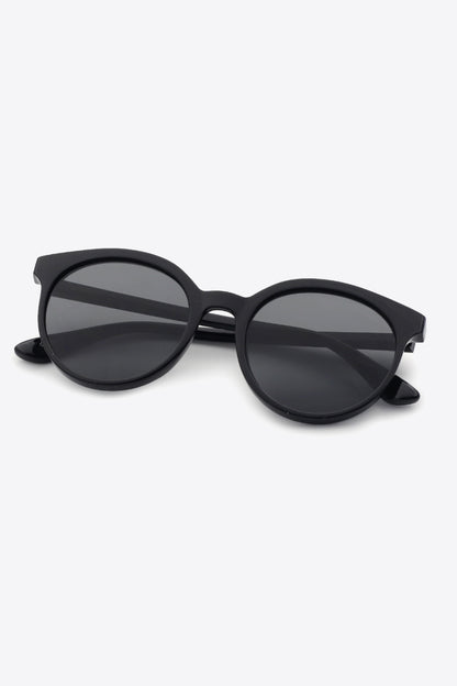 Round Full Rim Polycarbonate Frame Sunglasses - Fashorio