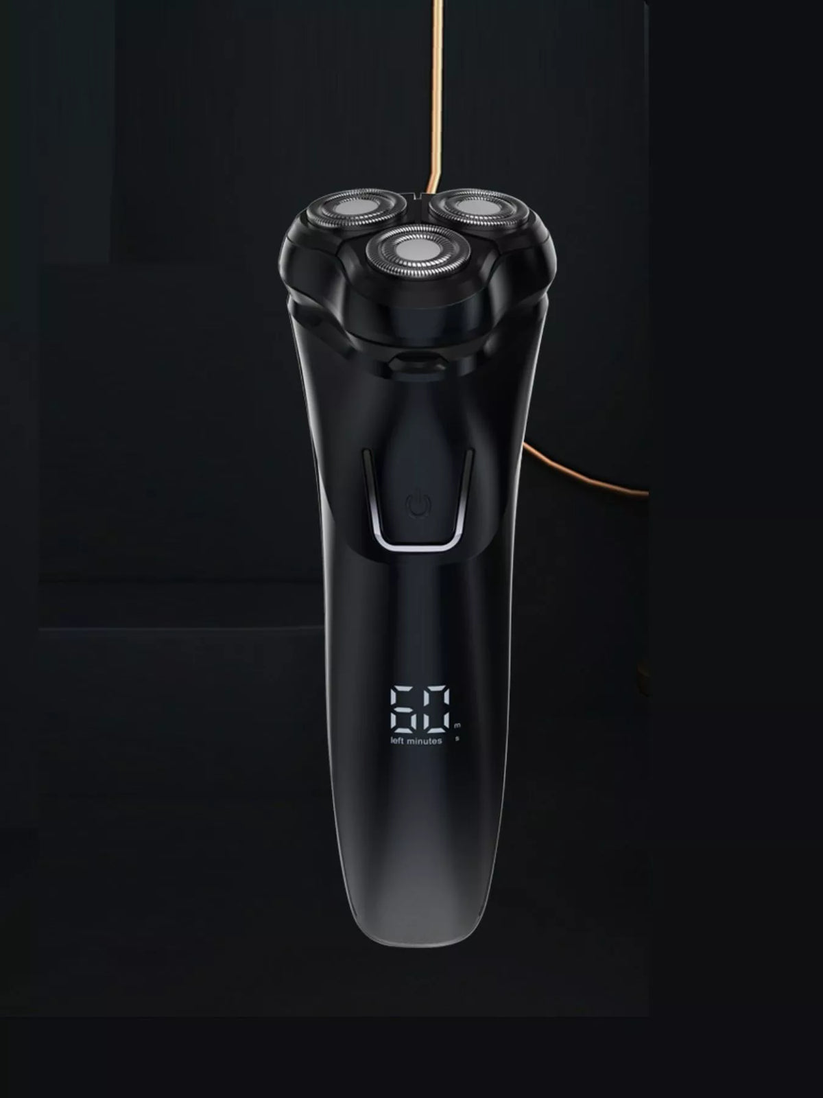 Waterproof rotary shaver held in hand