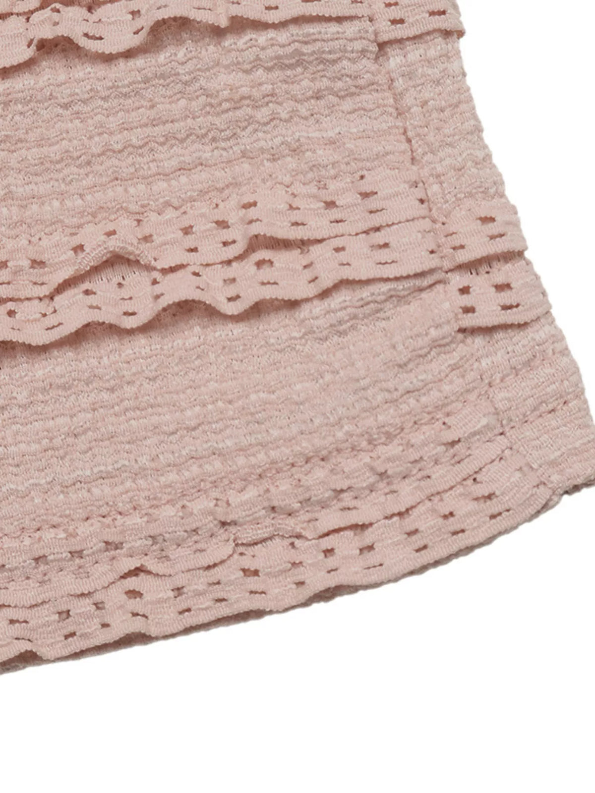 Pink halter romper waist detail
