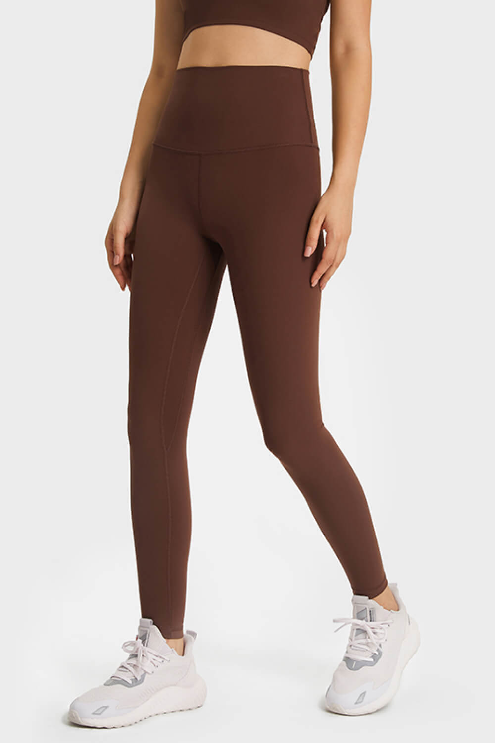Ultra Soft High Waist Leggings styled with sneakers