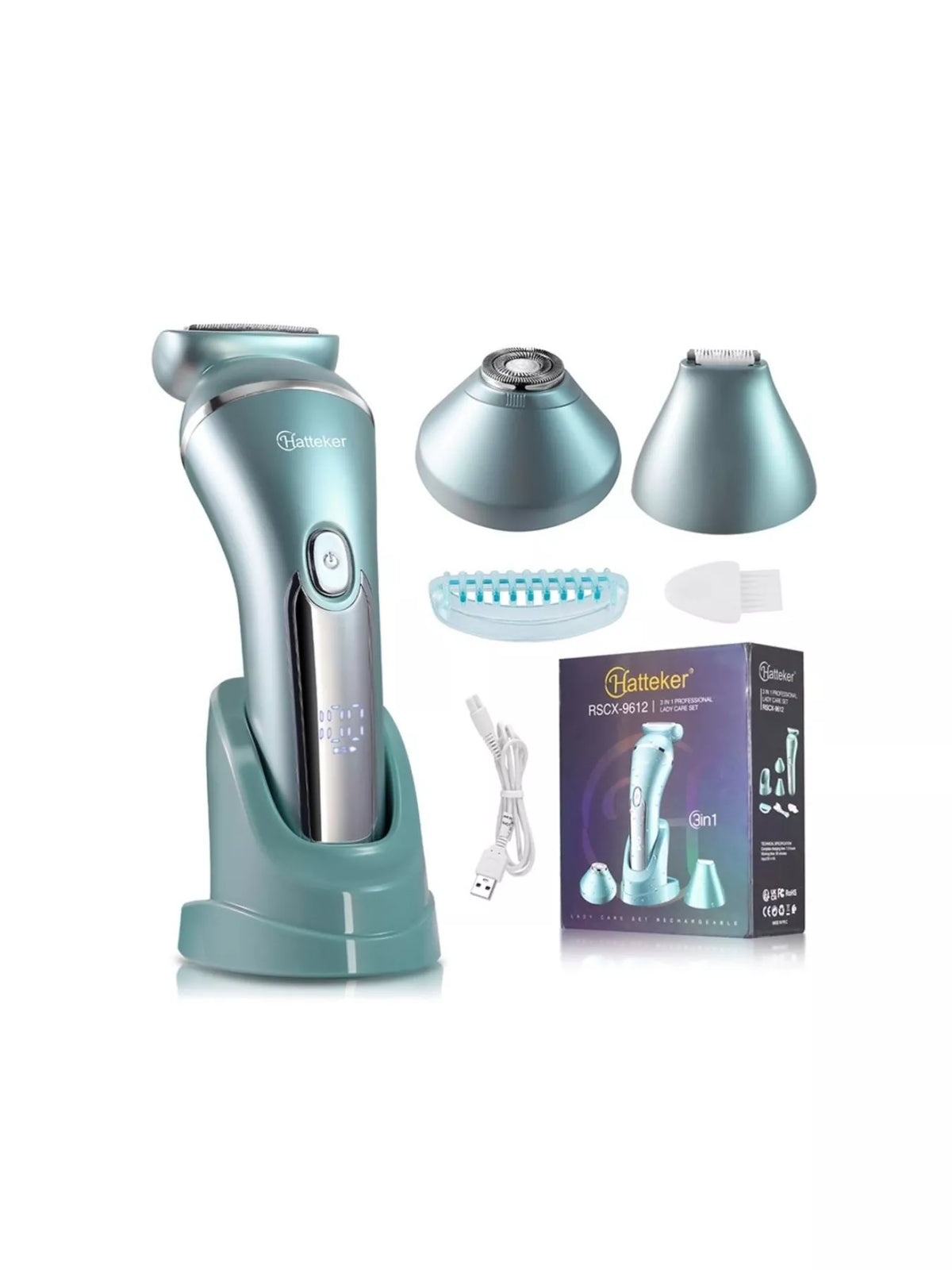 Epilator side profile view