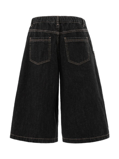 Men's Loose Fit Denim Shorts - Fashorio