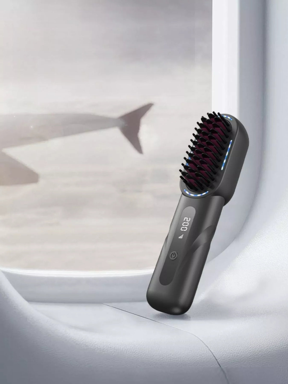Straightening comb control display