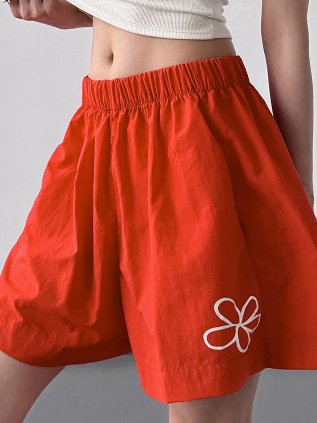 Elastic Waist Shorts - Fashorio