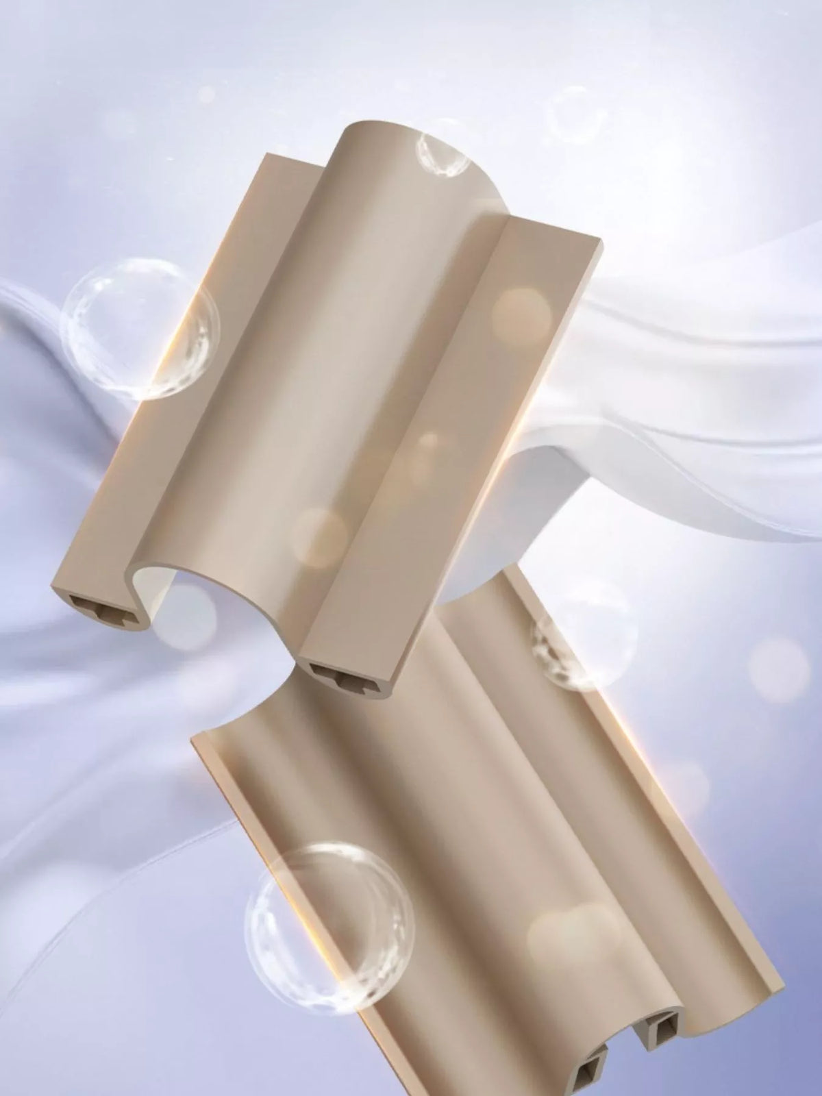 Portable curler held in hand