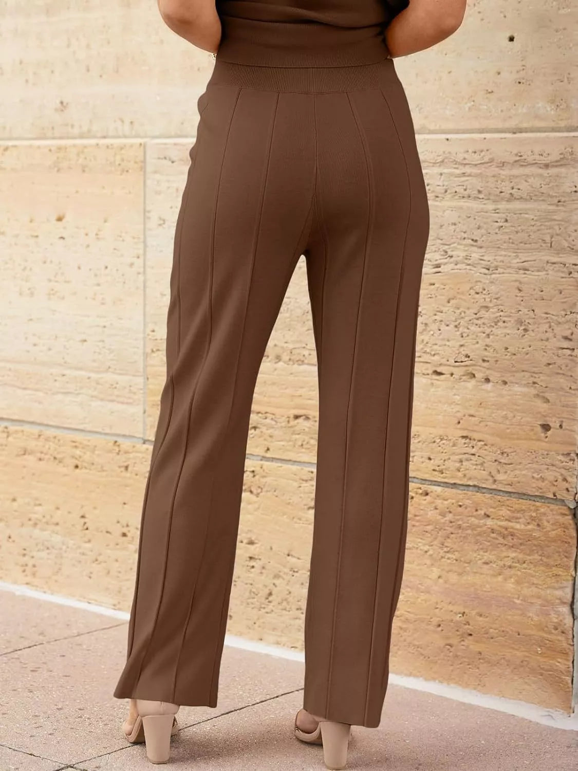 Cap Sleeve Top and Pants Knit Set, view 31