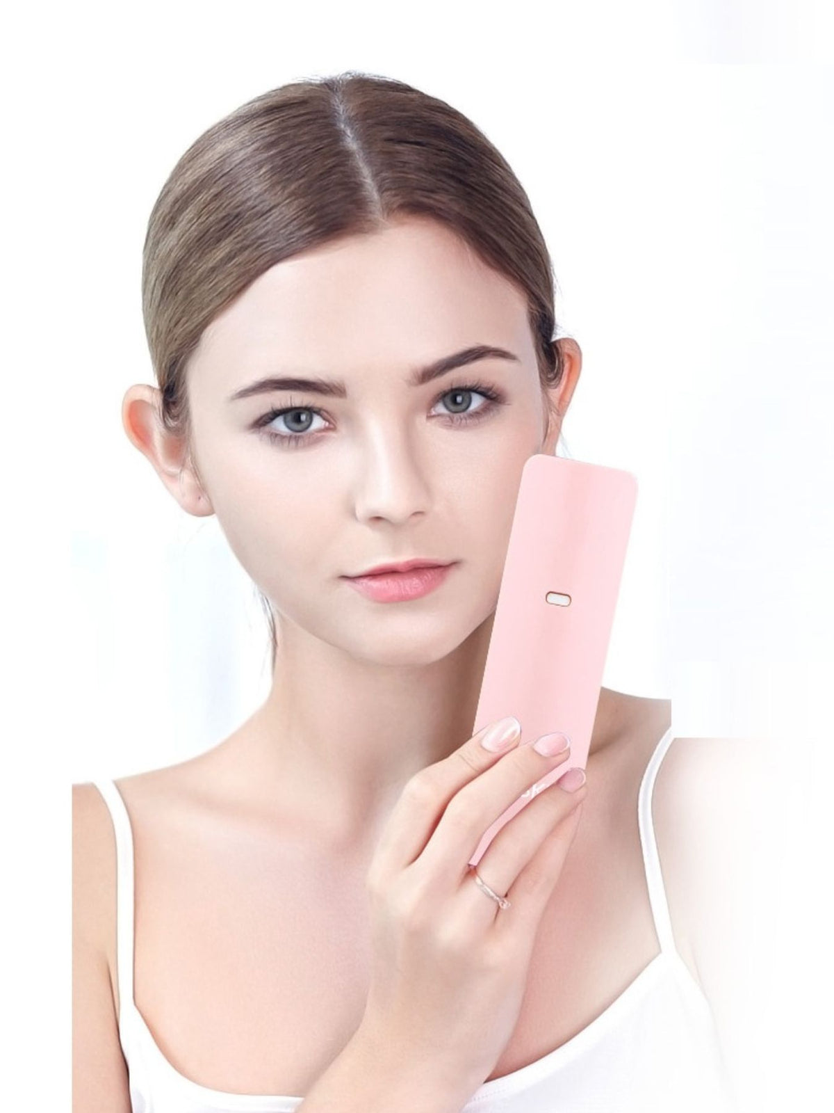 Facial massager head close up