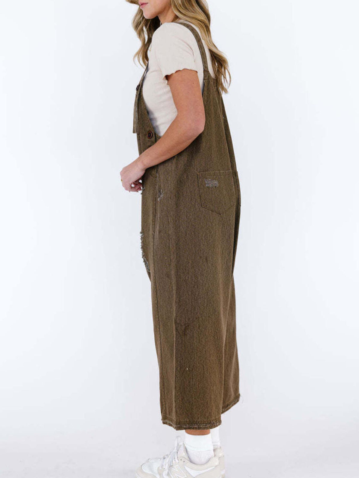 Overalls blue black wash view
