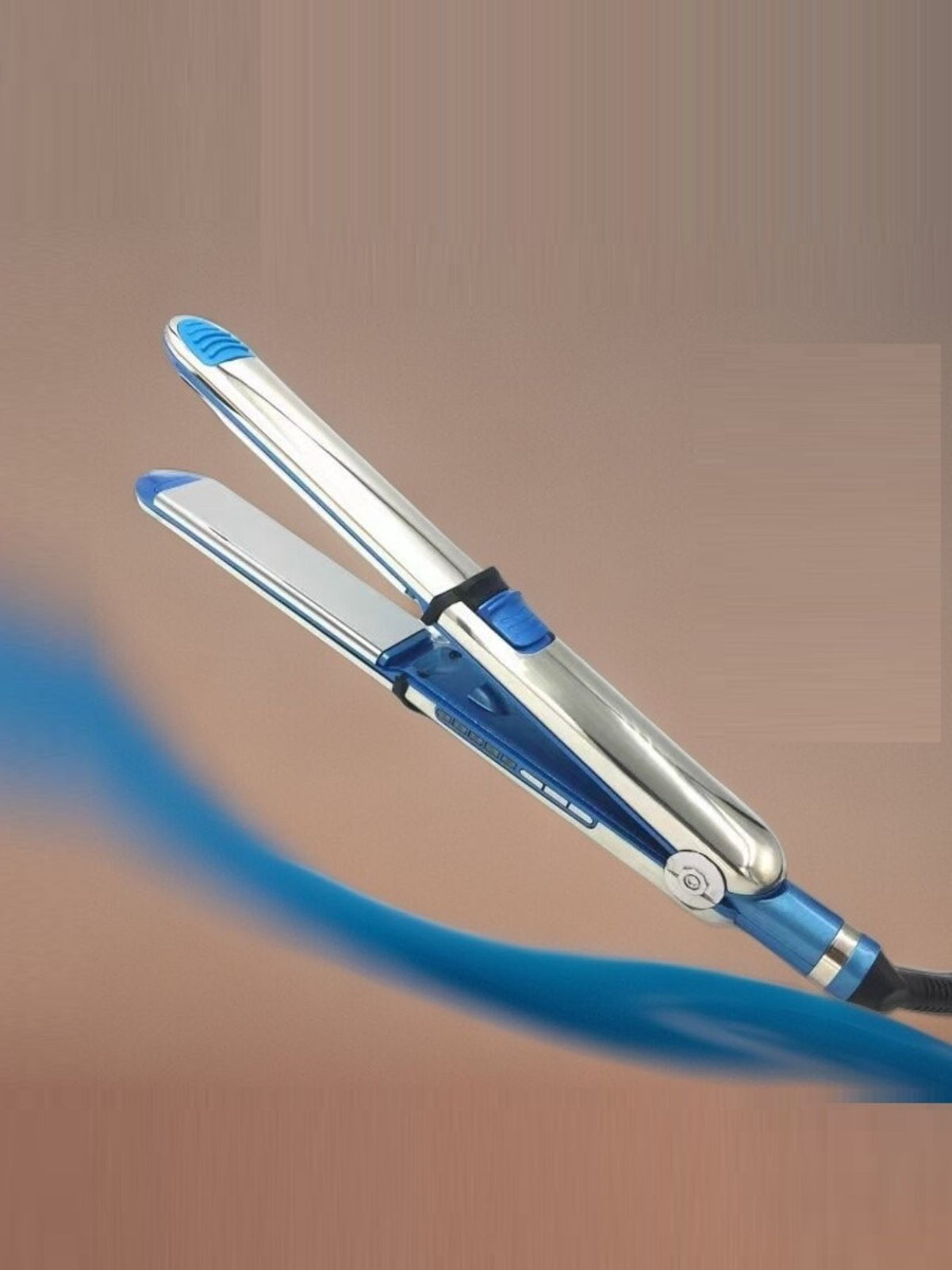 Hair straightener handle grip