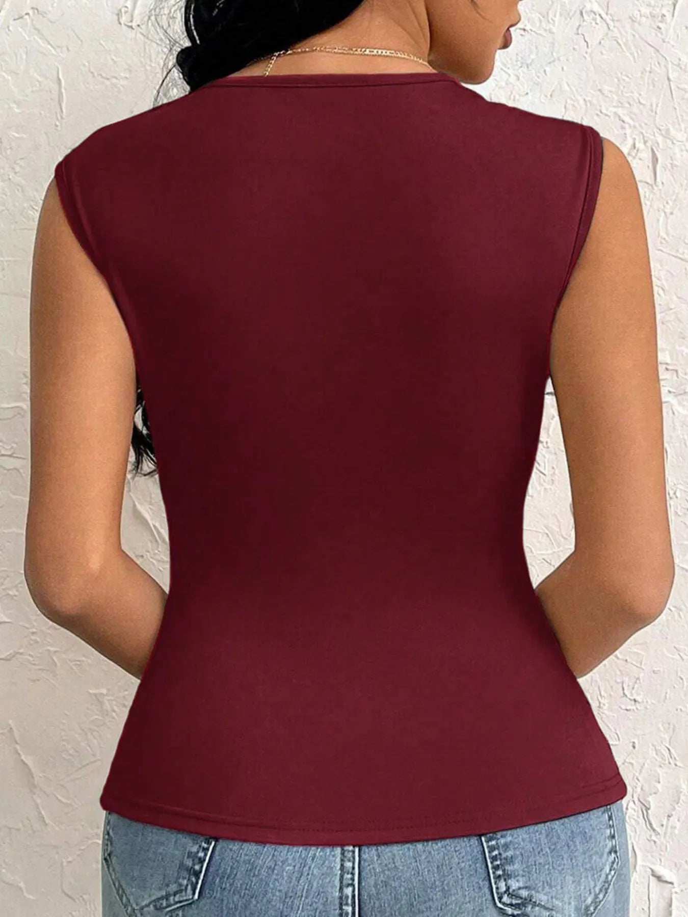 Slit Asymmetrical Tank Top - Fashorio