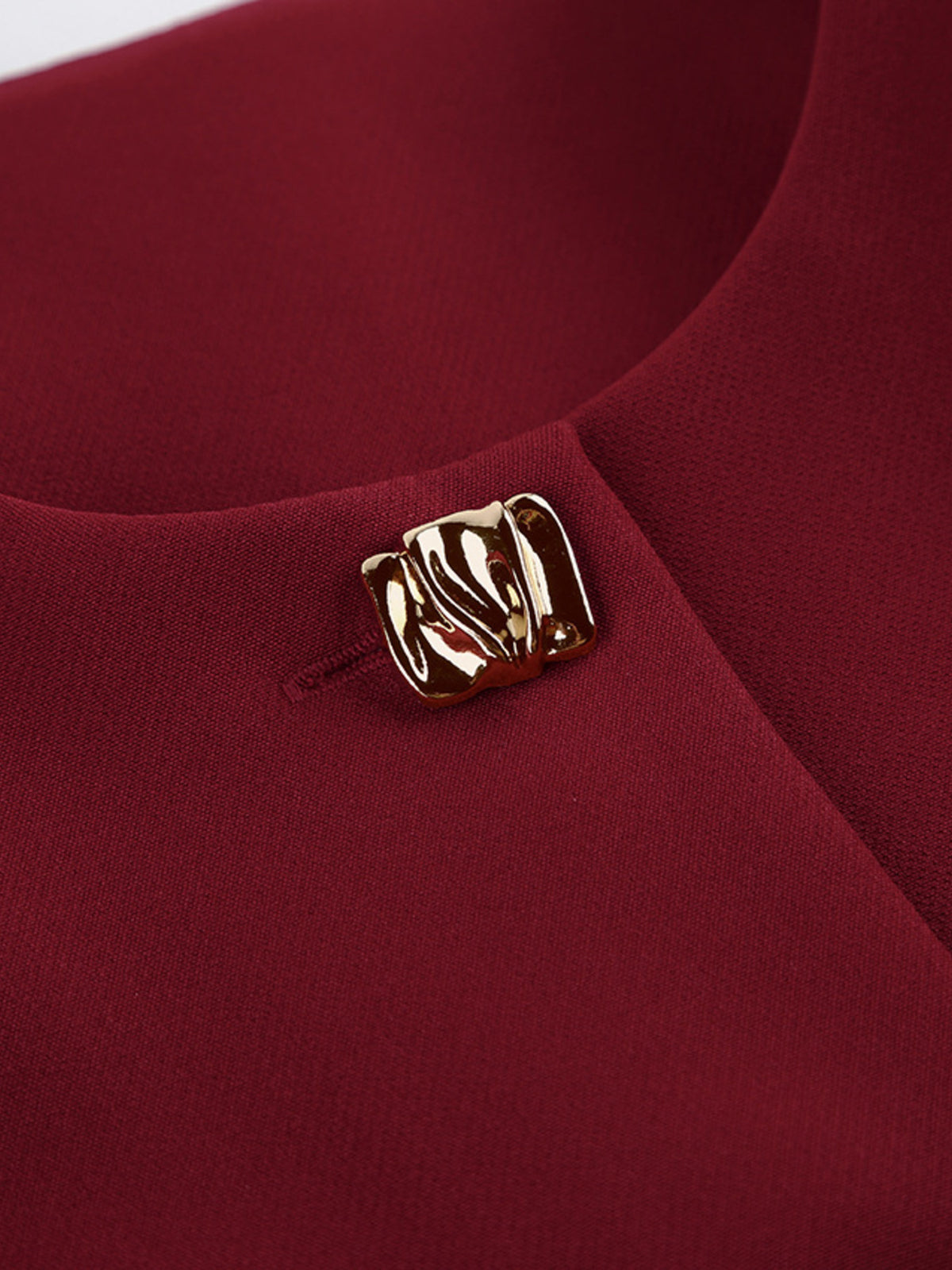 Peplum skirt suit fabric texture
