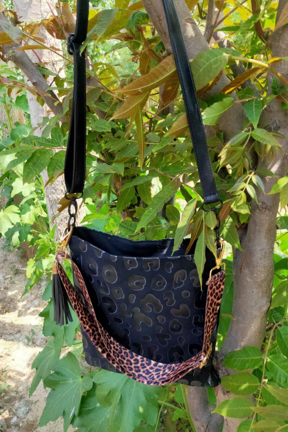 Adored PU Leather Shoulder Bag with Tassel - Fashorio