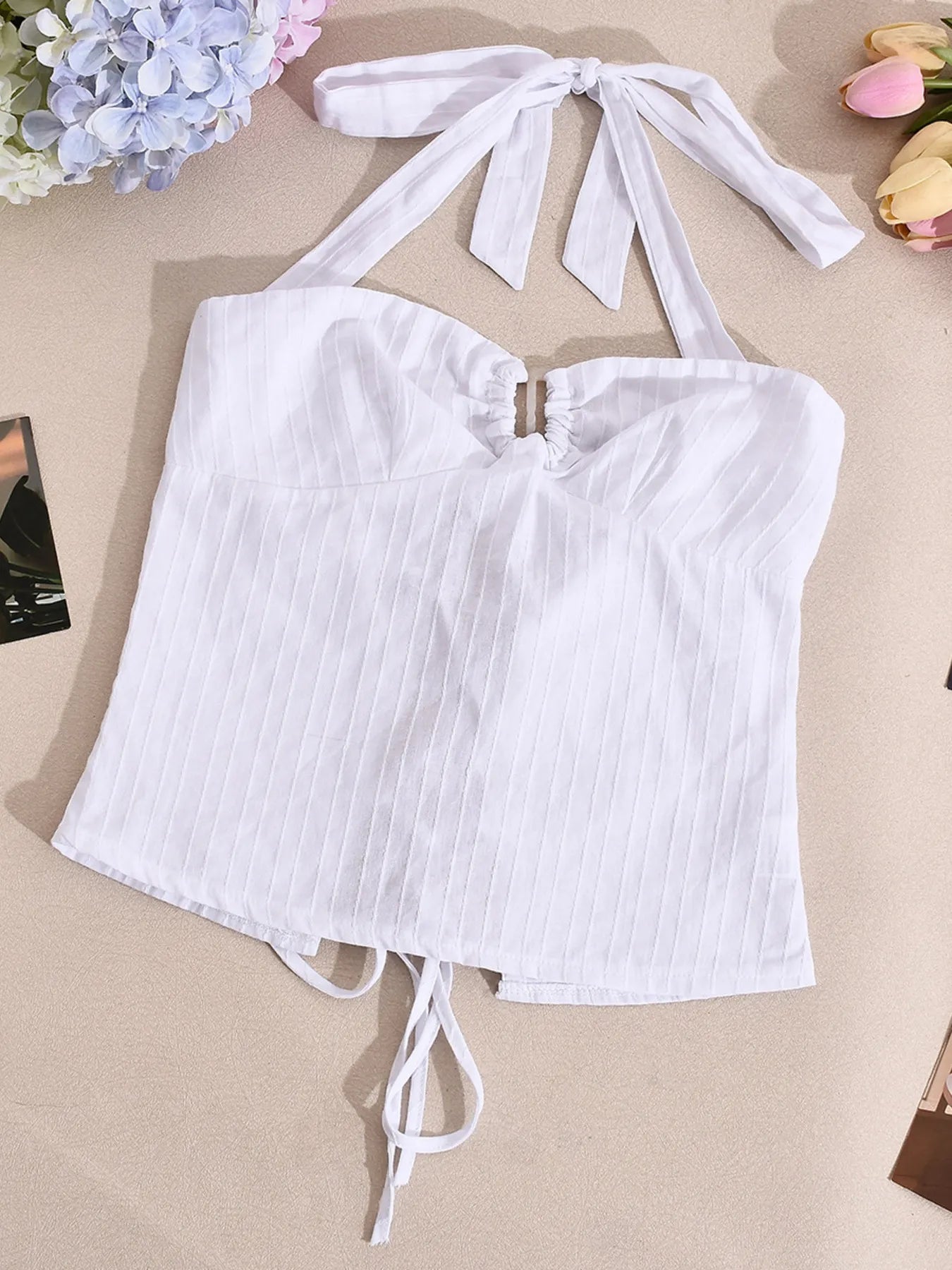 Halter Neck Cami Top - Fashorio