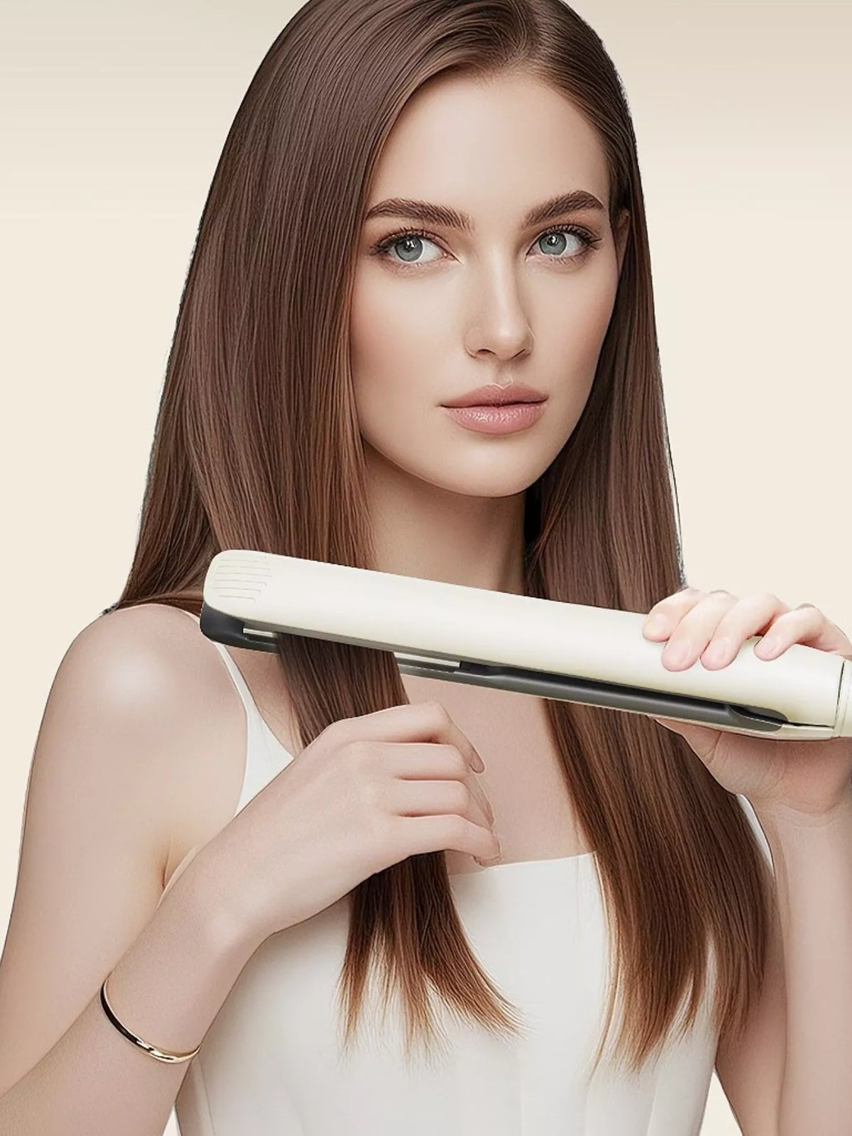 Hair straightener in pink