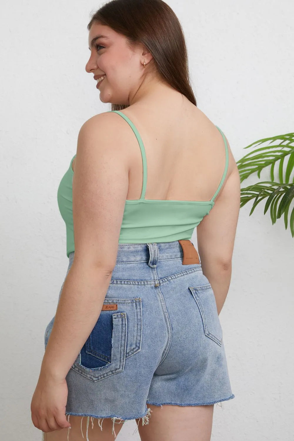Basic Bae Round Neck Slim Cami, view 33