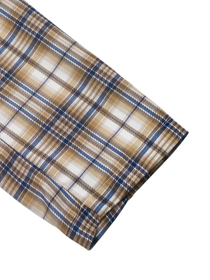 Number 87 Plaid Long Sleeve Blazer - Fashorio