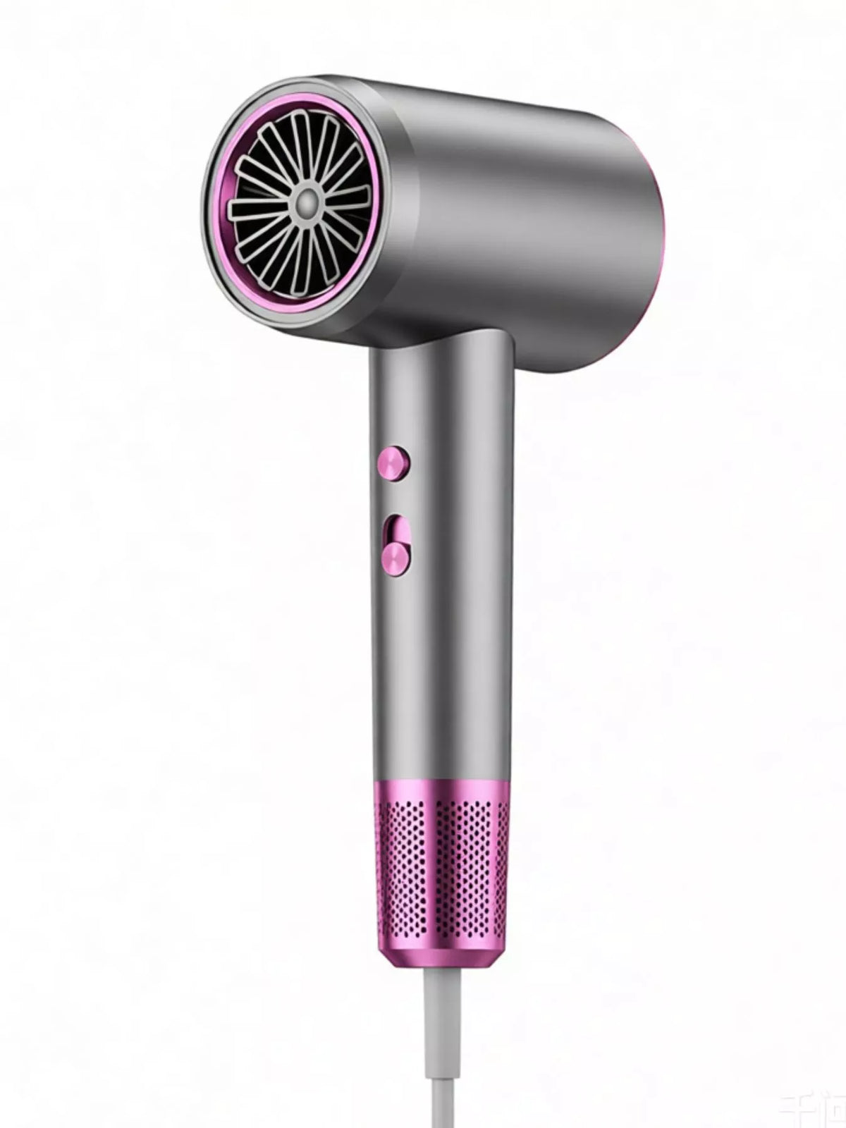 Hair dryer drying hair demonstration