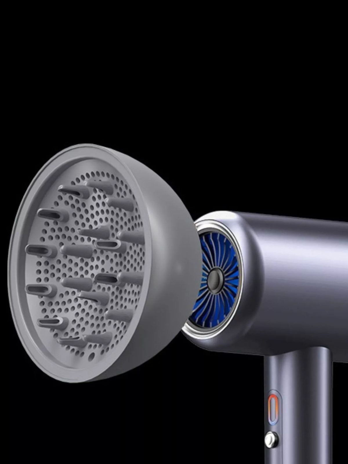 Hair dryer nozzle detail