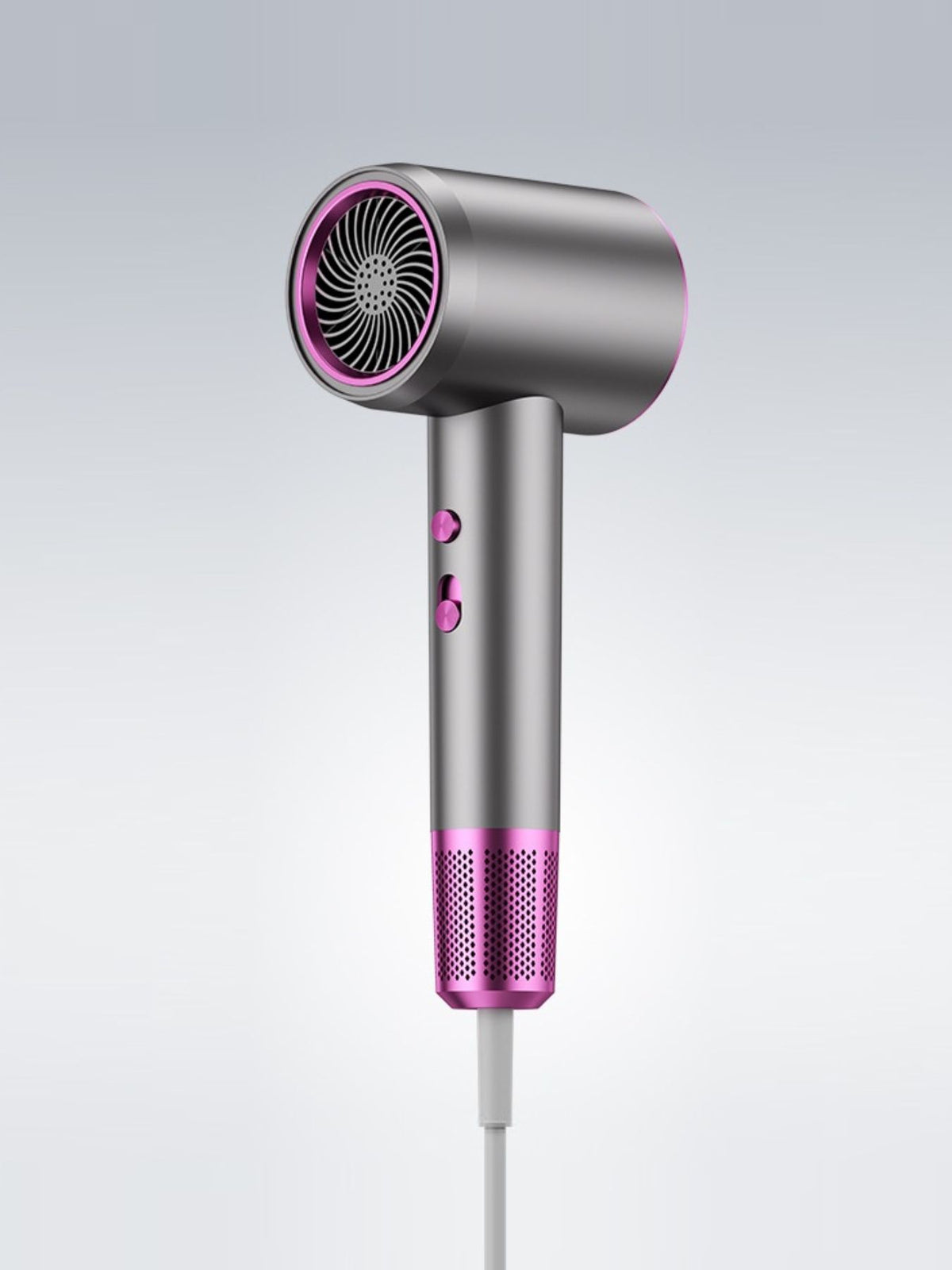 Hair dryer buttons close up