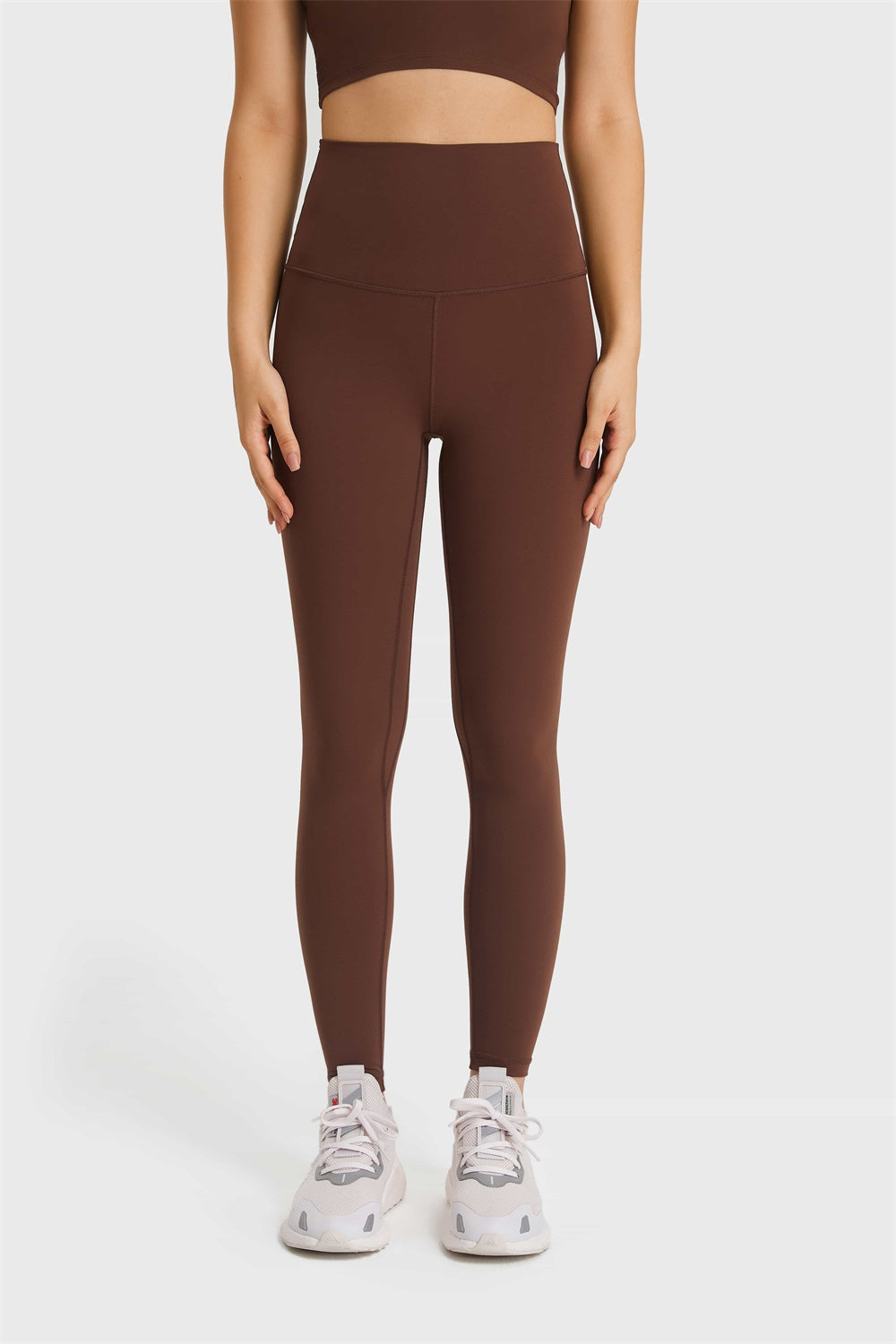 Millennia Ultra Soft High Waist Leggings Coffee - Fashorio