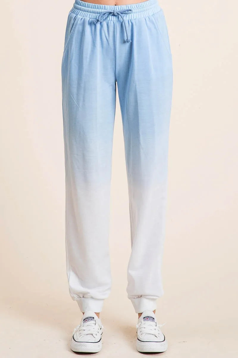 BiBi Deep Dye Knit Pants DENIM - Fashorio